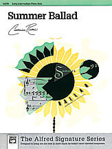 Summer Ballad piano sheet music cover